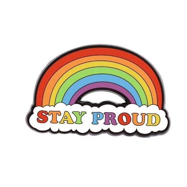 Producto - Pin Pride - Arcoiris Stay Proud