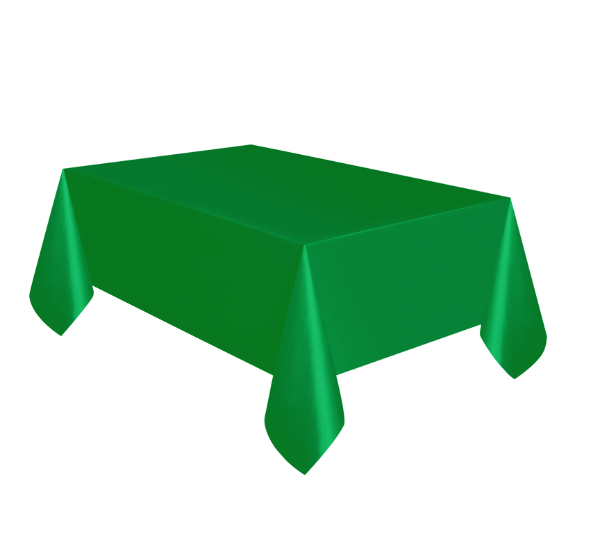 Producto - Mantel plastico color verde 1,80x1,20mts