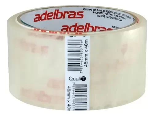 Producto - CINTA ADHESIVA EMPAQUE ADELBRAS 520 48mm.x40.  x32u.