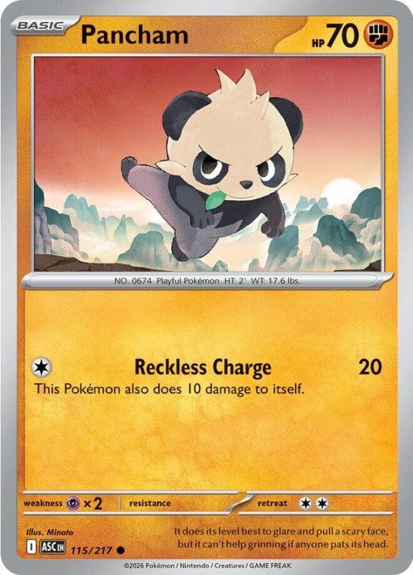 Producto - Pancham (115/217) [Mega Evolution: Ascended Heroes]