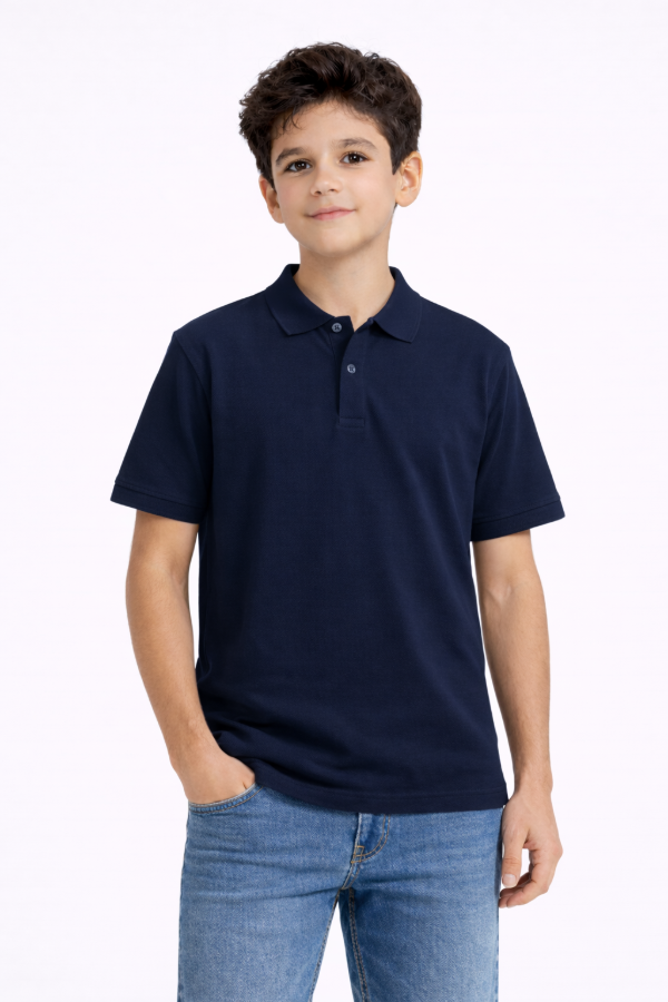 Producto - CHOMBA INFANTIL PIQUE LISO