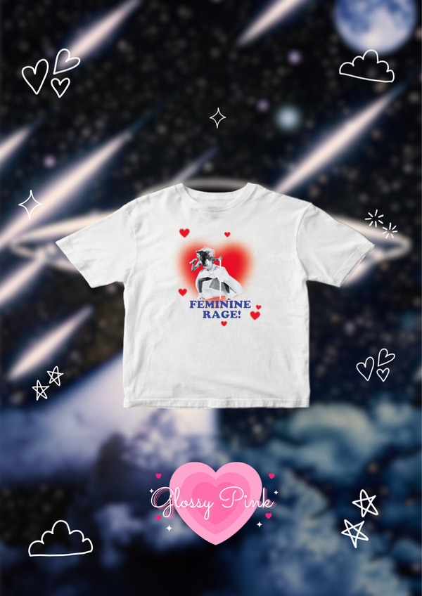 Baby tee femenine rage eras - dtf