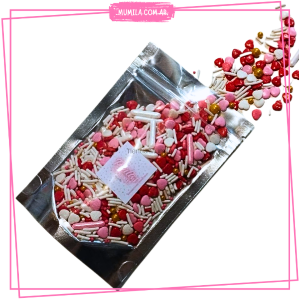 Producto - Sprinkles SAN VALENTIN Mix x100gr