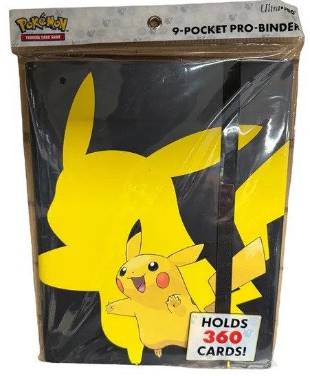 Producto - Ultra Pro 9-Pocket Pokémon SIDE-LOAD PRO Binder Pikachu - 360 CARTAS