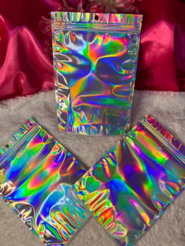 Producto - Bolsas Holográfica plata x10u-16x24cm