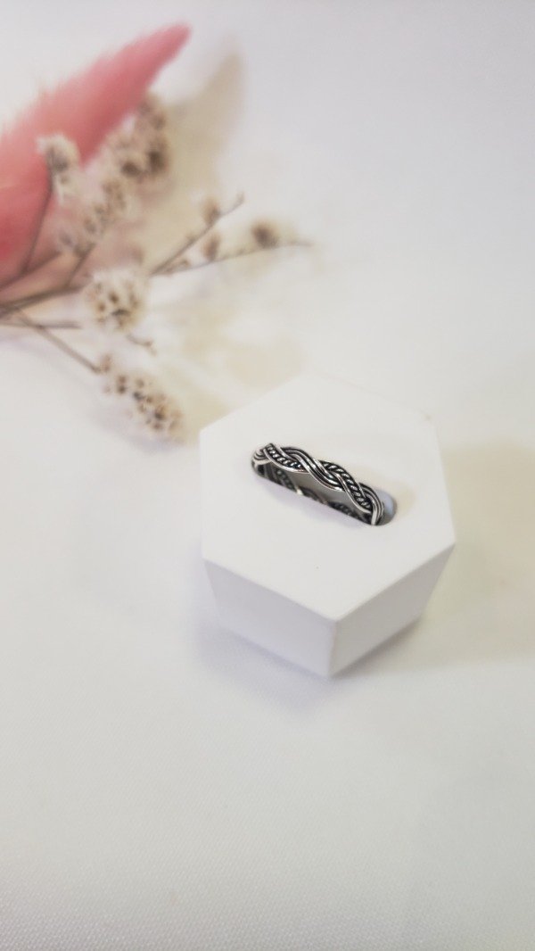Producto - Anillo cordon trenzado