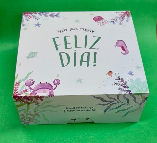 Producto - CAJA FELIZ DIA MAR -COD. 1556 medida 26x10x26