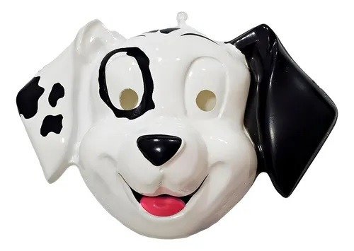 Producto - Máscara plástico perro x6u.