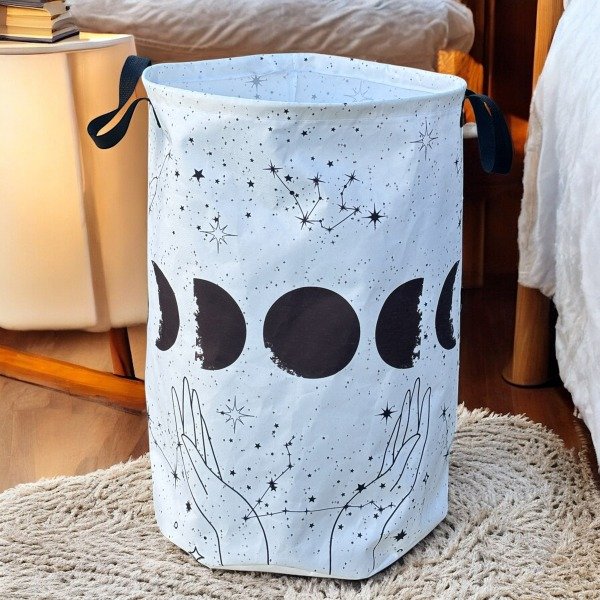 Producto - CESTO CONTENEDOR MULTIUSO DE TELA GRANDE 53 CM X 42 CM