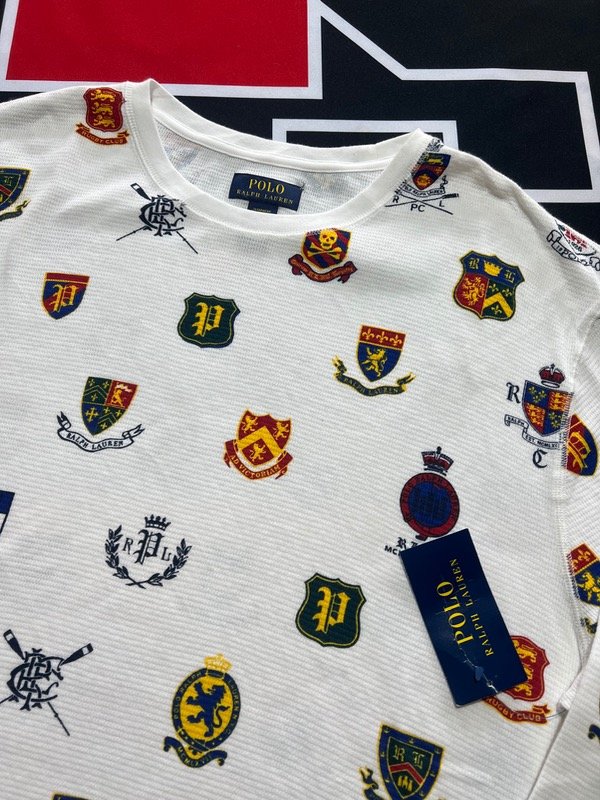 Producto - Sweater Sleepwear Polo Ralph Lauren full logos. Talle XXL