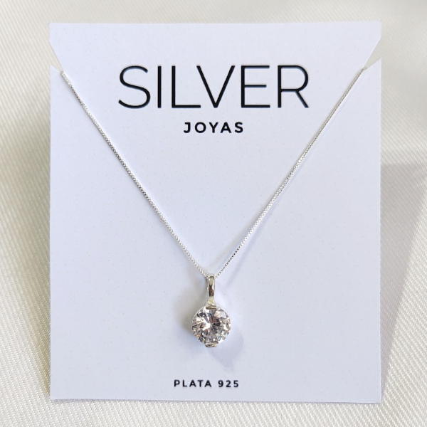 Producto - Cadena veneciana + dije Cubic brillante P