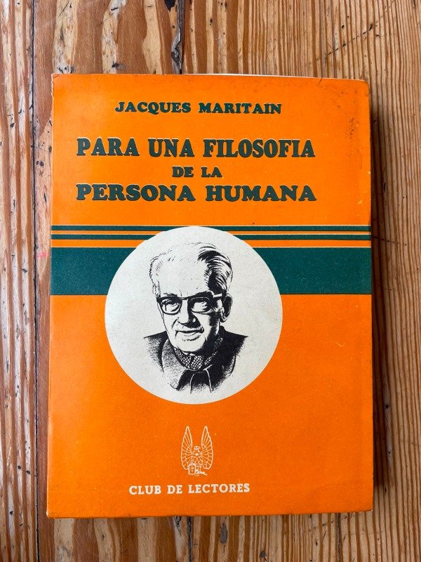 Producto - Para una filosofia de la persona humana