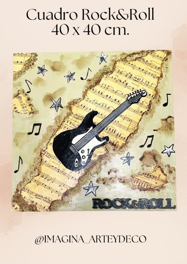 Producto - Cuadro Decorativo Rock