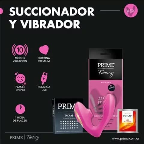 Producto - PRIME FANTASY SUCCIONADOR Y VIBRADOR