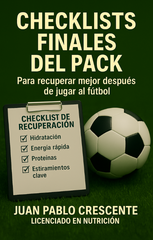 Producto - CHECKLIST  PARA FUTBOLISTAS AMATEURS