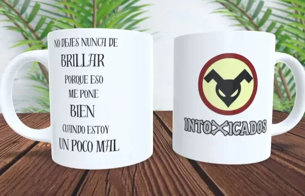 Producto - Taza - Intoxicados Frase 1