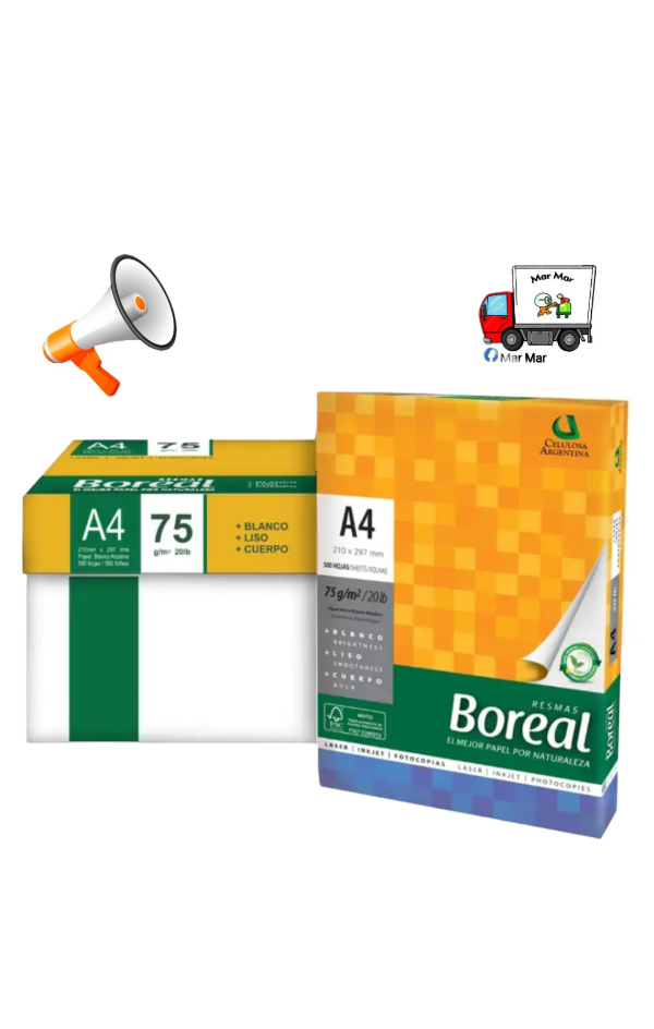 Producto - Resma boreal 75gr (cantidad)