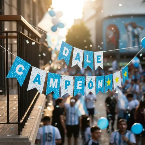 Producto - Banderin Dale Campeón
