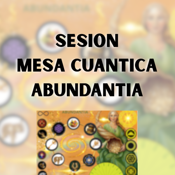Producto - SESIÓN MESA ABUNDANTIA