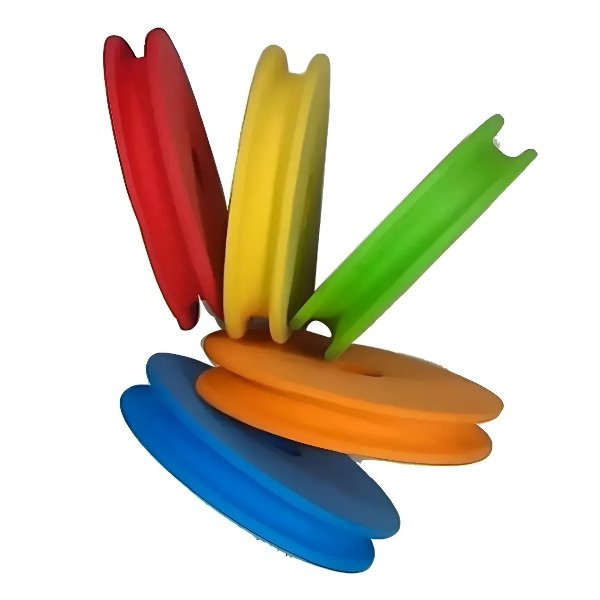 Producto - Tablita tipo Alfajor Goma Eva Reforzada 7cm diametro 0.7cm ancho Varios Colores - 1