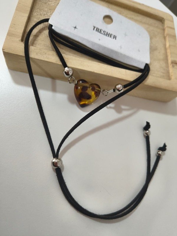 Producto - Choker corbatero corazon print