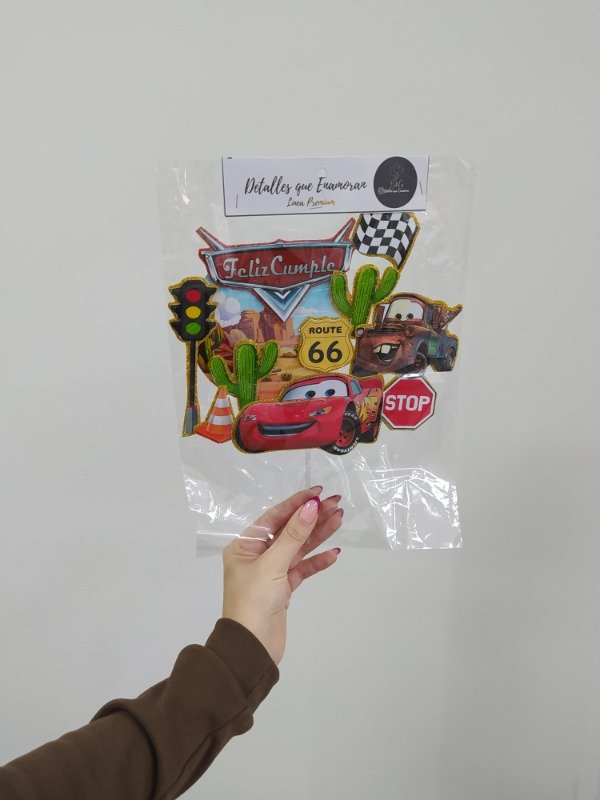 Producto - Toppers para torta 3D con relieve varios diseños buenísima calidad - 1