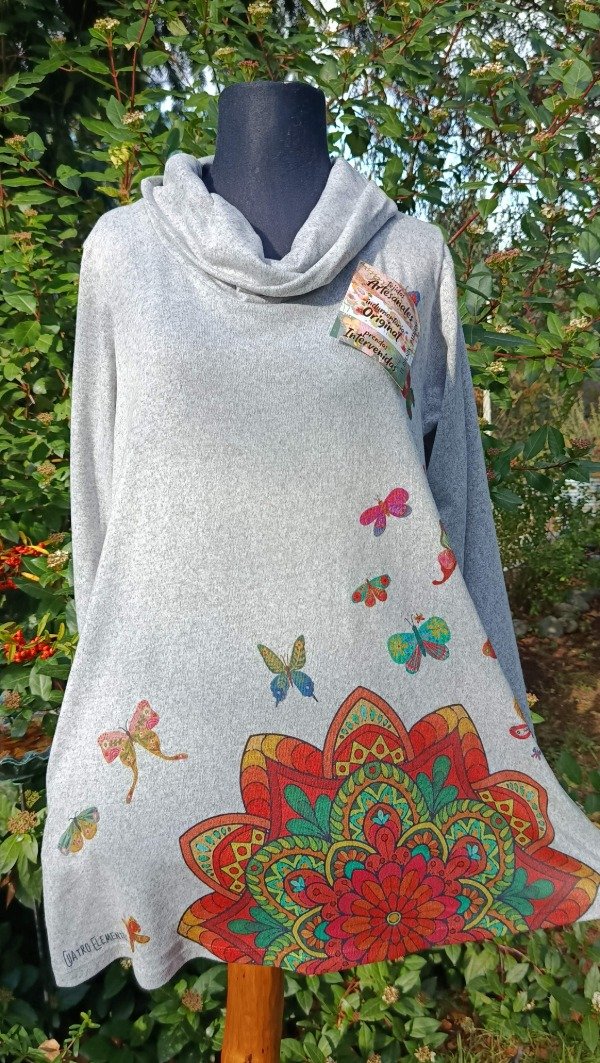 Producto - Vestido de lanilla "mariposas"