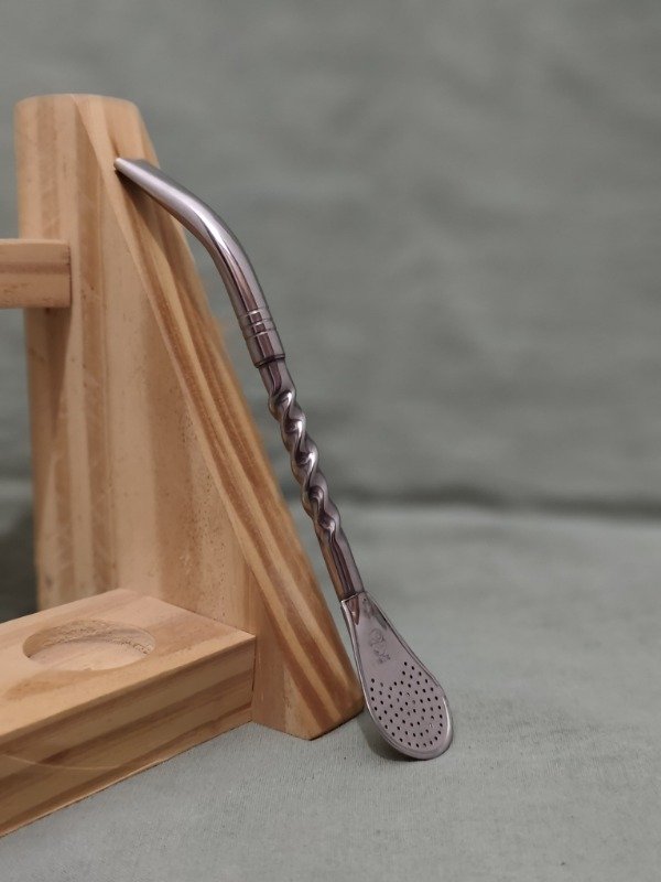 Producto - Bombilla de acero inoxidable torneada