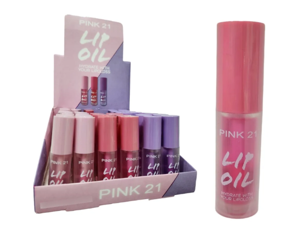 Producto - Lip oil brillo labial gloss hidratante Pink 21 - 2