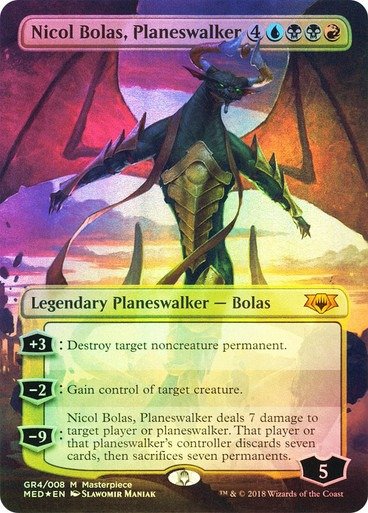 Producto - Nicol Bolas, Planeswalker (Borderless Foil)