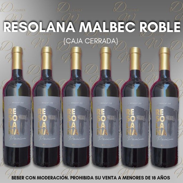 Producto - Caja Resolana Malbec Roble