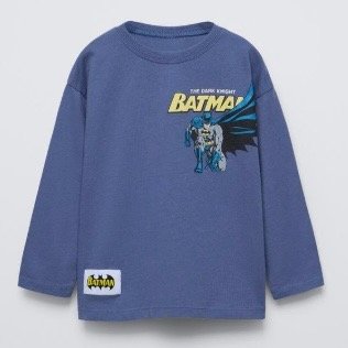 Producto - ZARA - Remera Batman Azul