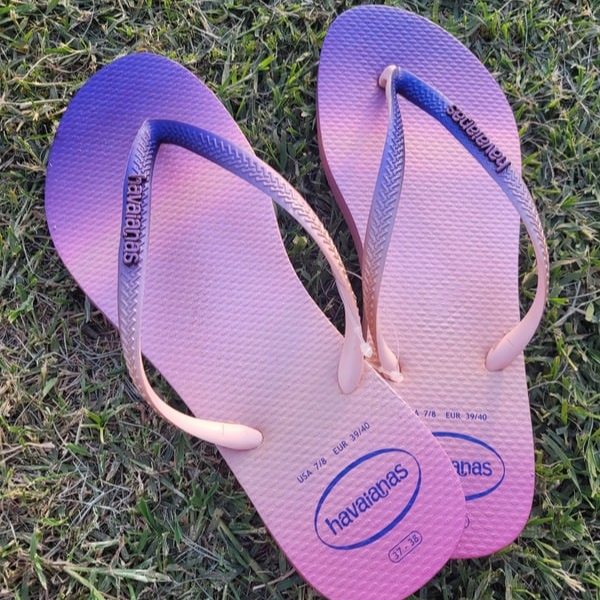 Producto - Ojotas Havaiana Slim Tornasolada