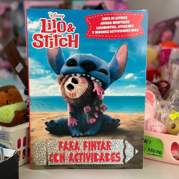 Producto - Libro Actividades y Para Pintar c Stickers Stitch 7379