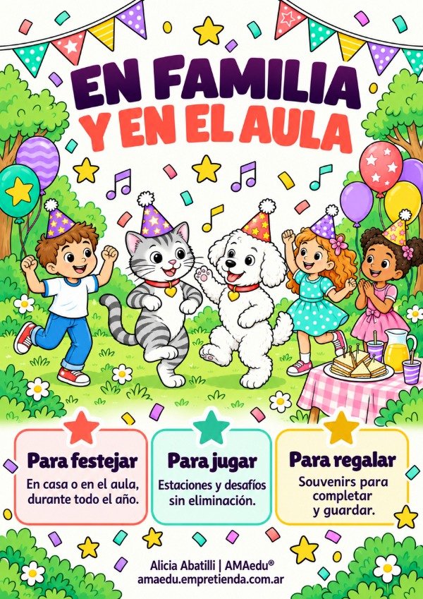 Producto - EL CUMPLE MÁGICO DE MERLÍN E INÉS (Pack Imprimible - 4 Propuestas) - 6
