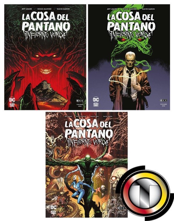Producto - La Cosa del Pantano - Infierno verde - Pack 1 a 3 (completo)