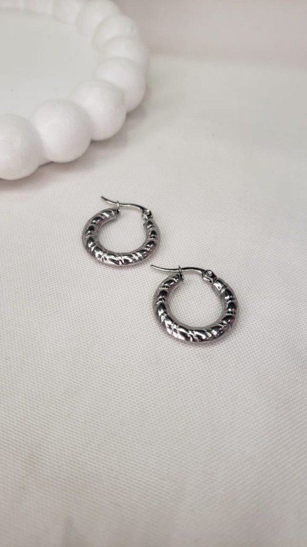 Producto - Argollas trenzadas acero