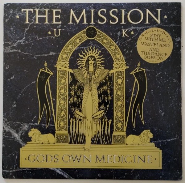 Producto - THE MISSION U.K. Gods Own Medicine Vinilo LP Promo USA 1987 Goth Rock