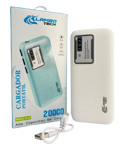 Producto - Power Bank 20.000 mAh Lambo Tech PL20
