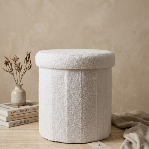 Producto - Puff Baúl Organizador De Calzado Y Guardado Medialuna - 3