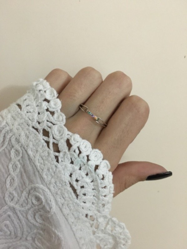 Producto - Anillo Multicolor de Plata