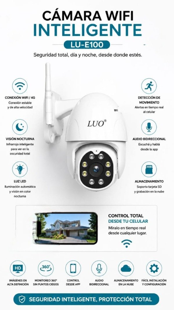 Producto - Cámara de seguridad para exterior