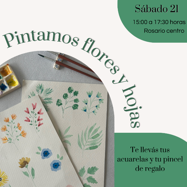 Producto - Pintamos flores y hojas
