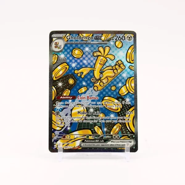 Producto - Gholdengo ex - 164/131 Prismatic Evolutions Special Illustration Rare Pokemon NM