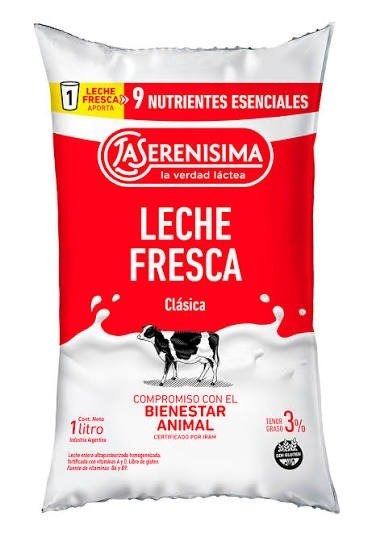 Producto - LECHE SERENISIMA ENTERA X1L SACHET