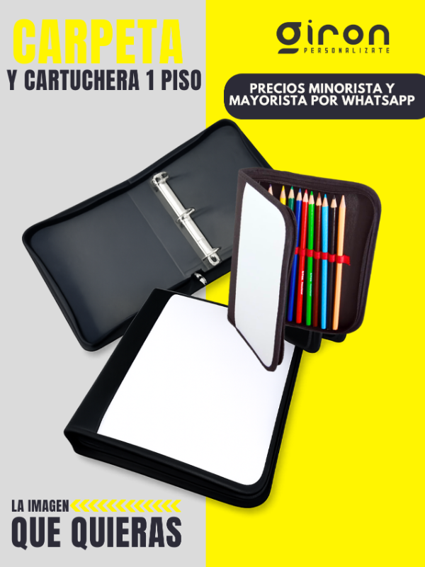 Producto - CARPETA + CARTUCHERA 1 PISO