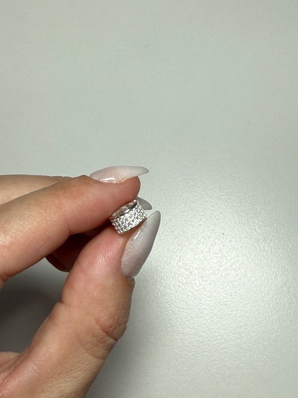 Producto - Dije para Pandora Circular con dijes piedras blancas - 1
