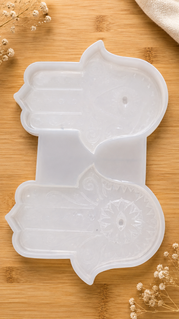 Producto - Molde silicona mano de fatima doble