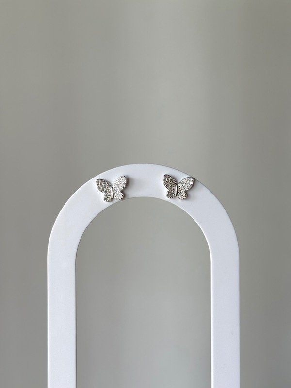 Producto - Aros mariposa con cubics
