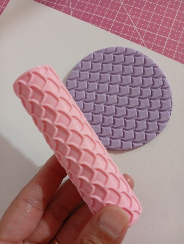 Producto - Rodillo textura escamas positivo